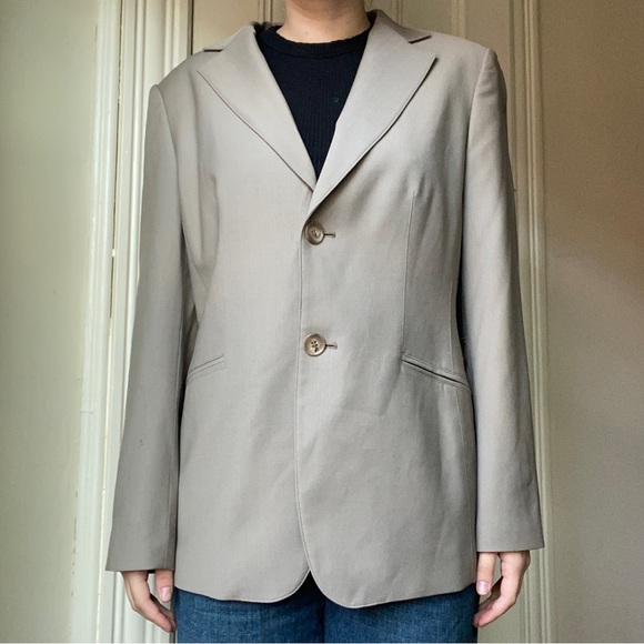 Green Blazer Jacket - Picture 3 of 6